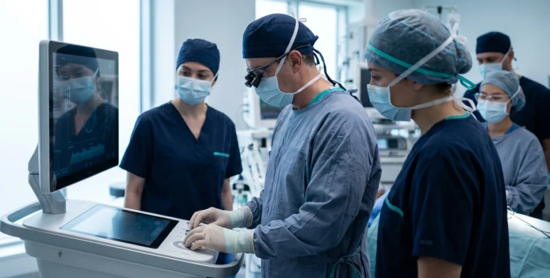 Clinical team adopting an advanced medical technology during its critical early cases